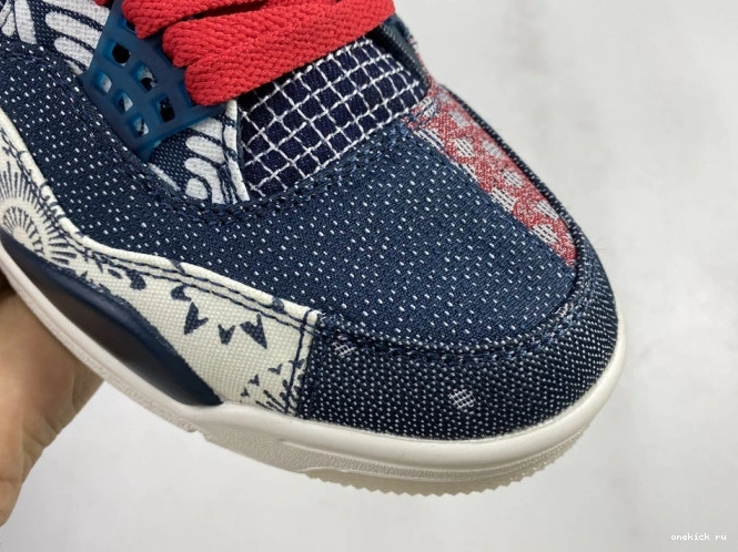 Rep Onekick SE CW0898-400 Sashiko Jordan Retro 4 Air 0711